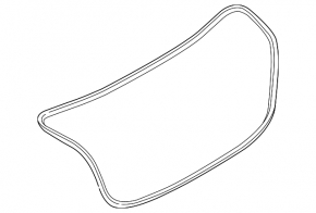 Trunk lid seal BMW 3 F30 4d 12-18