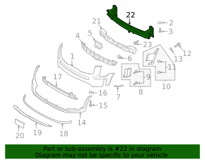 Kia Telluride 2020-22 Front Bumper Absorber