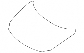 Bare hood Nissan Maxima A36 16-alum