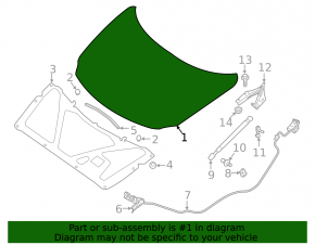 Bare hood Nissan Maxima A36 16-alum