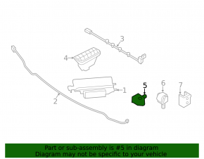 Airbag sensor front left BMW X5 F15 14-18 on TV