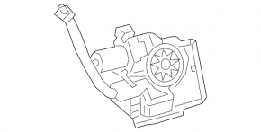 Toyota Rav4 19- Electric Trunk Door Lock