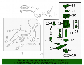 Fuel pump fuel pump Lexus RX450h 16-19