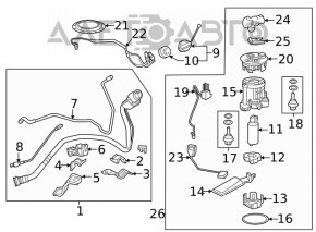 Fuel pump fuel pump Lexus RX450h 16-19