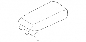 Armrest Kia Optima 16 - leather, beige