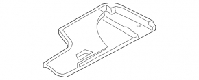 Trunk box right Subaru Outback 10-14