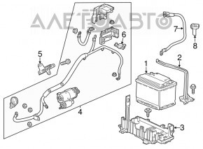 Positive terminal Buick Encore 13-14