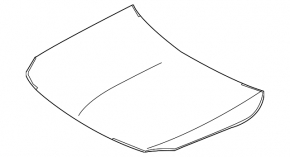 Bonnet bare Mercedes GLA 15-20 aluminum