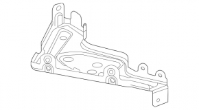 Mercedes X167 GLS 450 580 20-26 Air Suspension Compressor Bracket