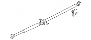 Propeller shaft Lincoln MKX 16-16 2.7