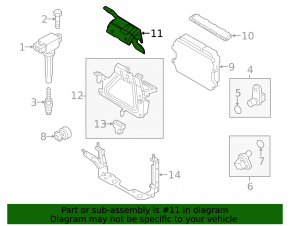 Mazda 6 14-17 2.5 Engine Computer ECU Bracket Upper Part