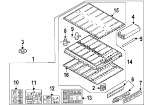 Battery VVB complete Volkswagen ID.4 21-23 82 kWh