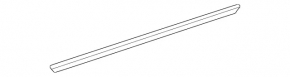 Molding door-glass central rear left Mercedes W211