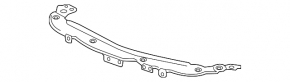 Front bumper mount, central upper, horizontal, Chevrolet Cruze 16-