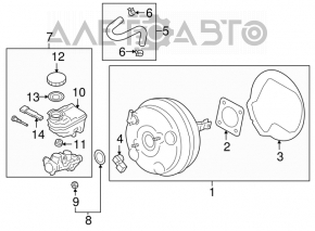 Vacuum booster Subaru Impreza 17-23 GK
