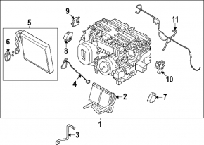 Wiring dry heating element Nissan Rogue 21-23