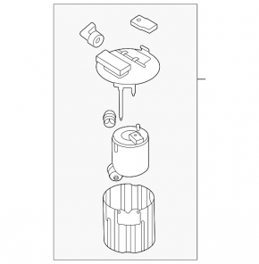 Fuel pump for Hyundai Sonata 20-26 HEV