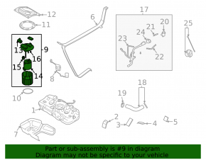 Fuel pump for Hyundai Sonata 20-26 HEV