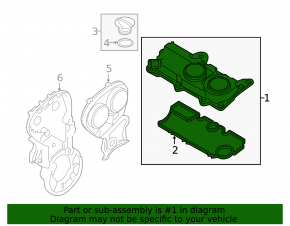 Volvo S60 15-18 2.0 Valve Cover
