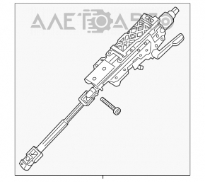 Steering column Mini Cooper Countryman R60 10-16
