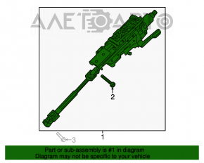 Steering column Mini Cooper Countryman R60 10-16