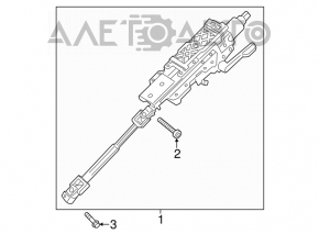 Steering column Mini Cooper Countryman R60 10-16