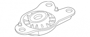Shock absorber support rear right BMW i3 14-20