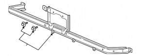 Bracket for cruise radar Honda CRV 15-16 lower