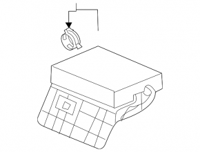 TELEMATICS SECONDARY ANTENNA COMPUTER CONTROL MODULE Honda Insight 19-22
