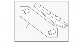Mitsubishi Outlander 2007-2013 lower control arm, rear right
