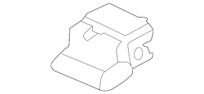 Front left brake disc duct for BMW iX 21-25