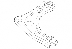 Lower control arm front left Nissan Versa Note 13-19
