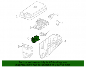 Audi A3 22-26 underhood relay block