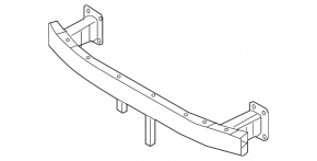 Front bumper reinforcement Kia Optima 16-18 prerest USA