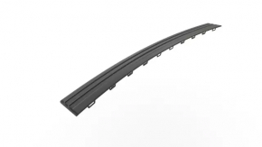 Rear bumper trim top Jeep Grand Cherokee WK2 11-21 structure, scratches