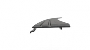 Rear bumper trim top Jeep Grand Cherokee WK2 11-21 structure, scratches