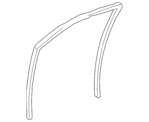 Front left glass seal for Lexus ES300 ES330