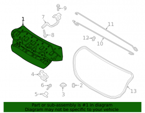 Hyundai Elantra 21- Trunk Lid