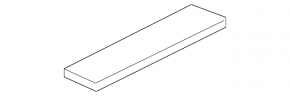 Roof rail plug central left Toyota Venza 21-