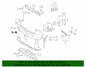 Kia Niro 19-22 EV Rear Bumper Tow Hook Cap