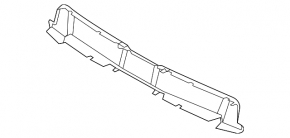 Radiator grille mount Audi A3 8V 15-16