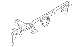 Under-torpedo pipe reinforcement Porsche Panamera 10-16