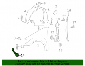 Front right mudguard for Mercedes X164 GL W164 ML