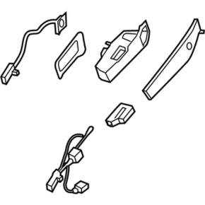 Ford Ecosport 18-22 keyless tailgate handle, scratches