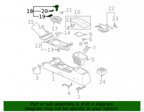 Gear knob Mitsubishi Galant 04-12