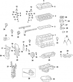 Piston Lexus UX200 19-