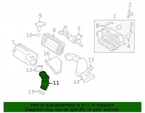Mitsubishi Outlander 05-13 2.4 Air Intake