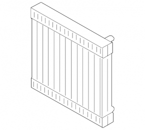 Intercooler radiator BMW 5 G30 18-23 4.4T