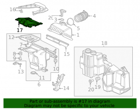 Air duct for air intake Honda Civic XI FE/FL 22- 2.0
