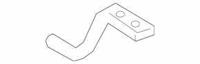 Rear muffler bracket with barrel front Toyota Camry v70 18-24 2.5